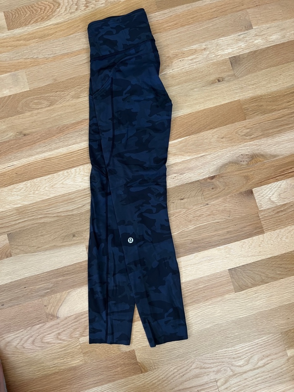 lululemon athletica Girls' Black Camo fast and free Leggings